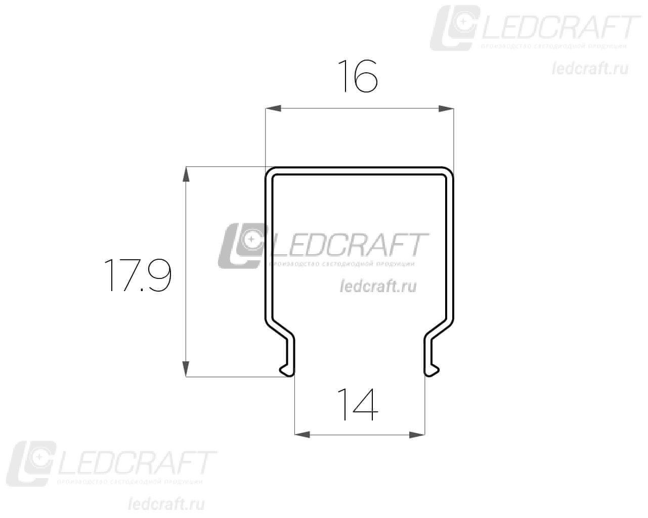 элемент дизайна интернет - магазина ledcraft.ru
